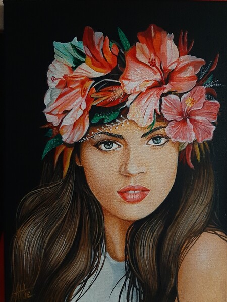 Ma tahitienne - 30x40