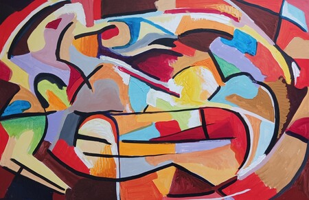 Sans titre 50x70 (Acrylique sur papier)