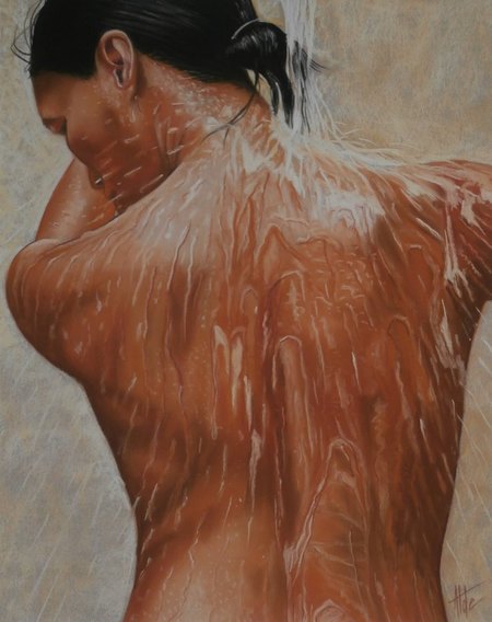 Douche de pluie  50 x 70
