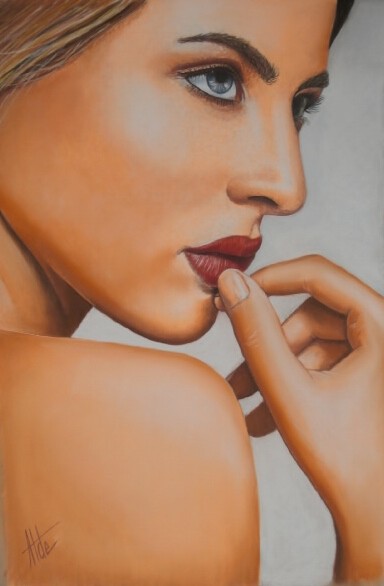 Emma pensive 50 x 70