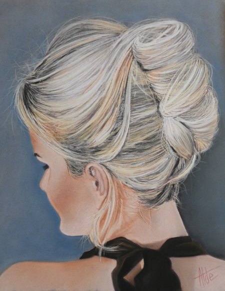 Le chignon 50 x 70