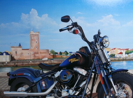 Etape aux Sables d'Olonne - 73x100 Huile