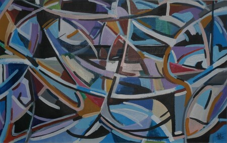 Sans titre 50x70 (Acrylique sur papier)