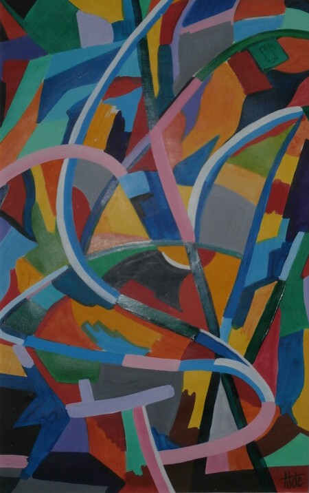 Sans titre 50x70 (Acrylique sur Papier)