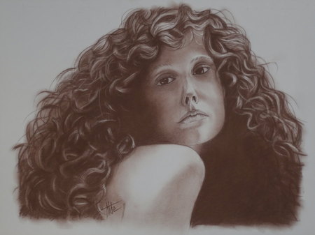 Sabine - S&eacute;pia 50 x 40