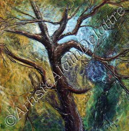 Forme d'arbre - 100x100