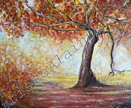 La branche cass&eacute;e - 44x54