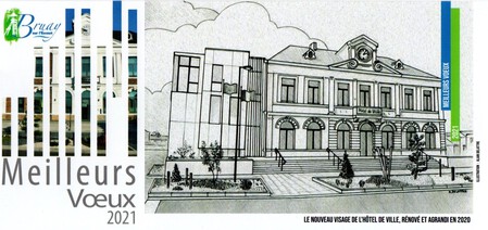 Carte de voeux - Mairie de Bruay-sur-Escaut